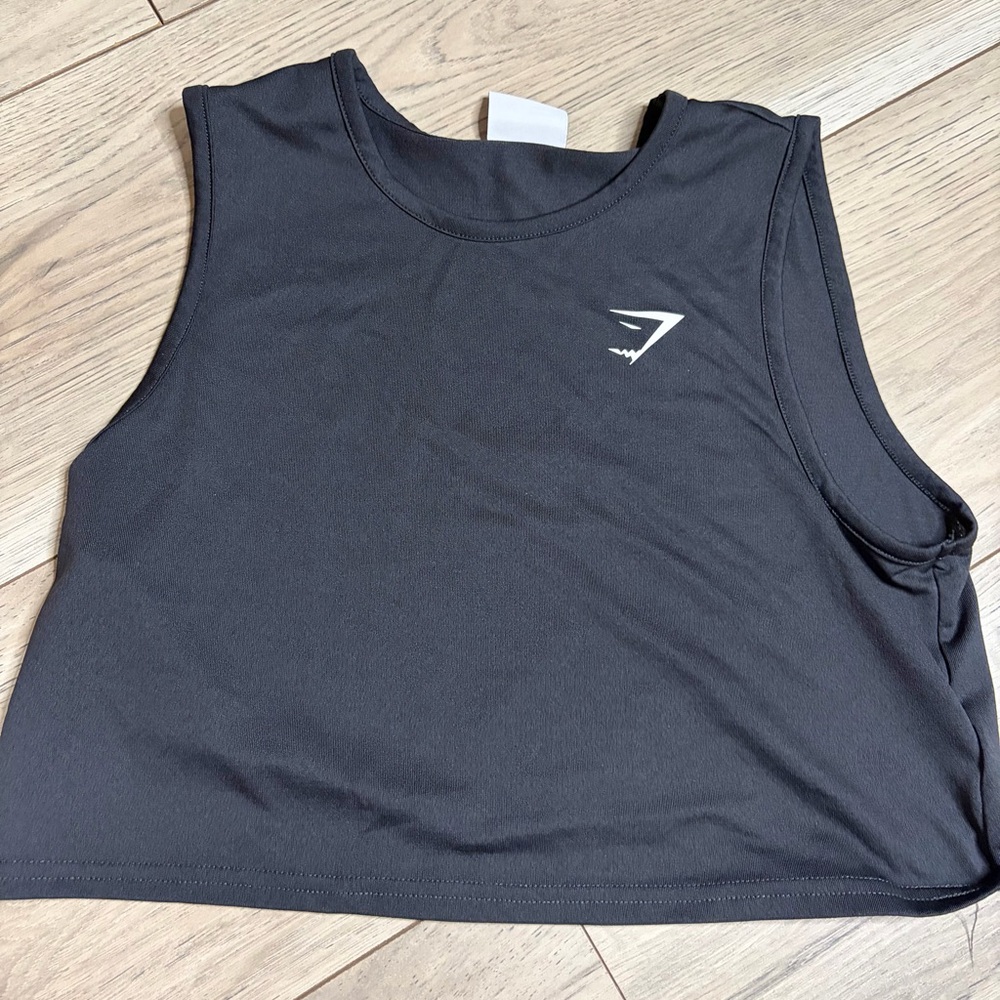 Gymshark Black Trainer Crop Top